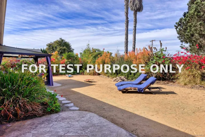 Demo/Test Data 4490 Appleton, San Diego, Ca 92117