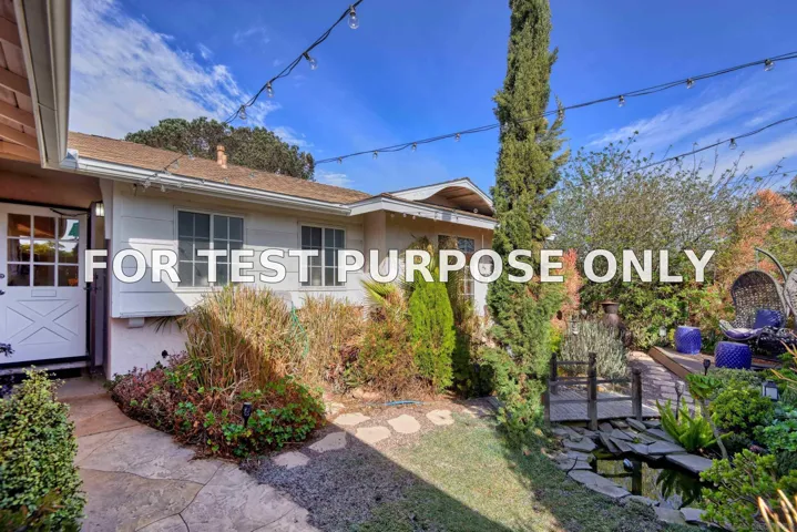 Demo/Test Data 4490 Appleton, San Diego, Ca 92117