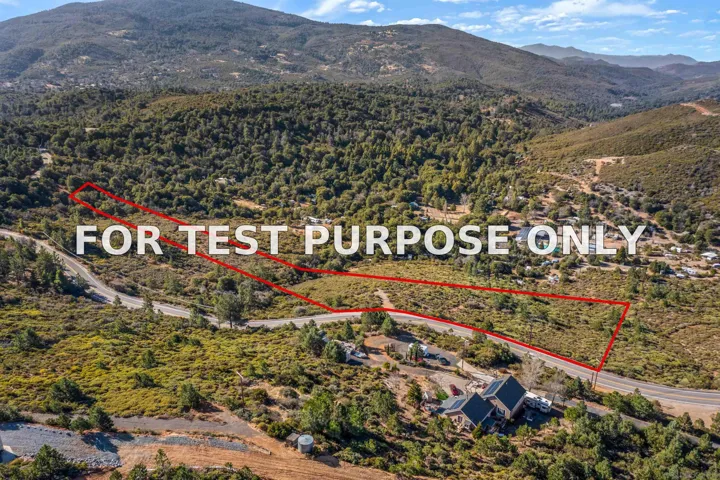 Demo/Test Data 0 Highway 79 Unit 1, Julian, Ca 92036