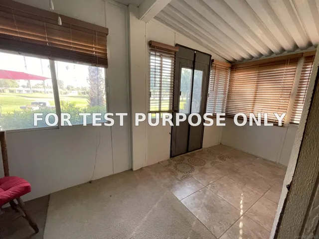 Demo/Test Data 1010 Palm Canyon Dr. Unit 167, Borrego Springs, Ca 92004