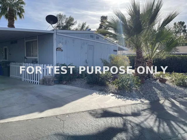 Demo/Test Data 1010 Palm Canyon Dr. Unit 167, Borrego Springs, Ca 92004
