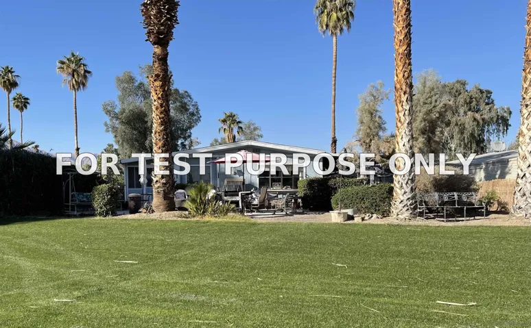 Demo/Test Data 1010 Palm Canyon Dr. Unit 167, Borrego Springs, Ca 92004