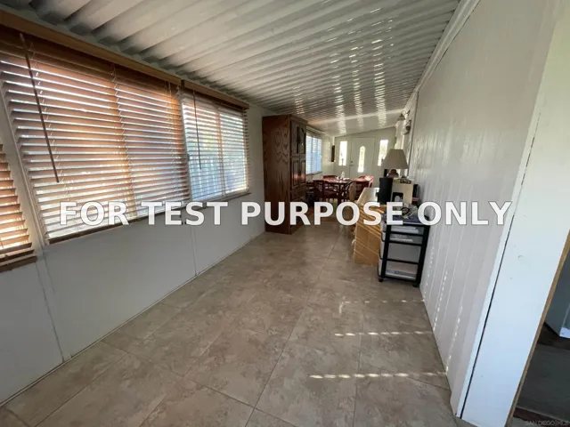 Demo/Test Data 1010 Palm Canyon Dr. Unit 167, Borrego Springs, Ca 92004