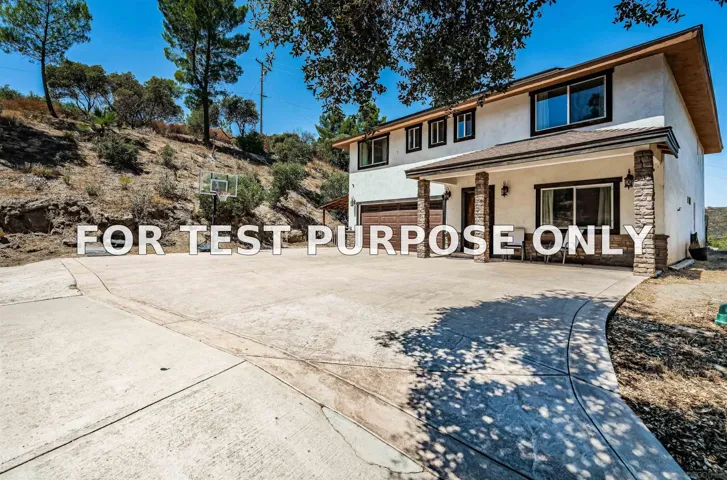 Demo/Test Data 20591 Sycamore Springs Rd, Jamul, Ca 91935