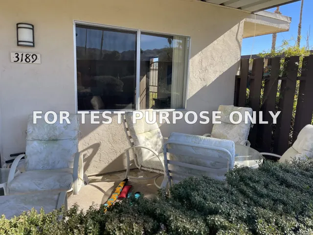 Demo/Test Data 3189 W Club Cir, Borrego Springs, Ca 92004