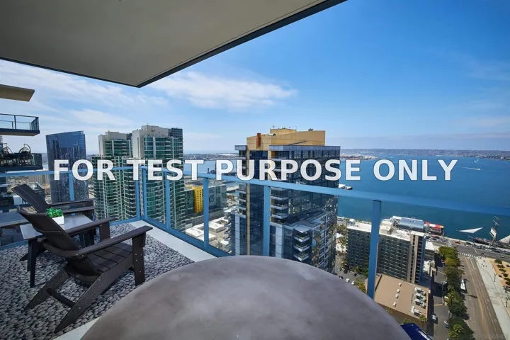 Demo/Test Data 1388 Kettner Blvd Unit 3501, San Diego, Ca 92101