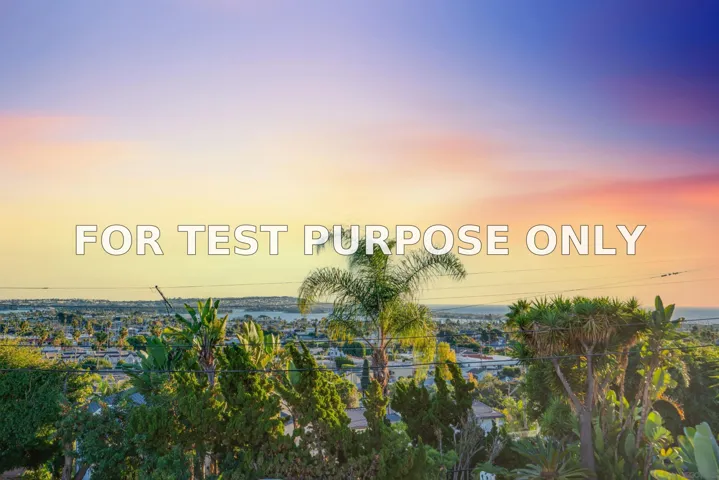 Demo/Test Data 1632 Monmouth Dr, San Diego, Ca 92109