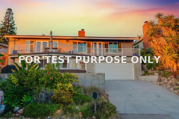 Demo/Test Data 1632 Monmouth Dr, San Diego, Ca 92109