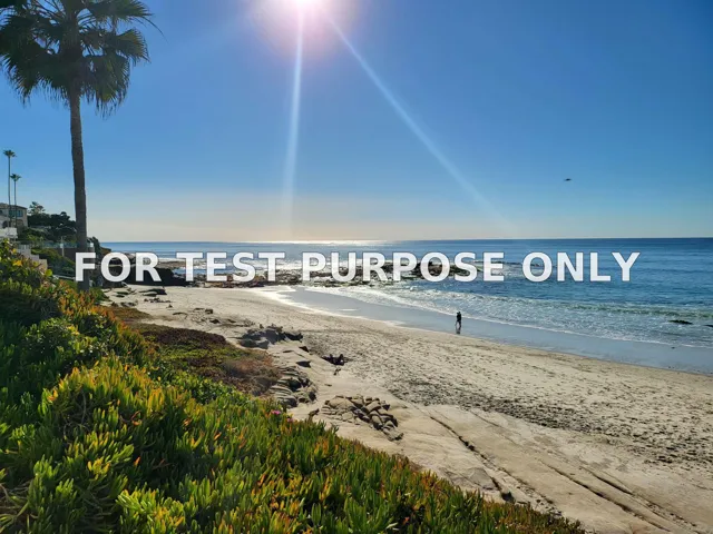 Demo/Test Data 370 Nautilus, La Jolla, Ca 92037