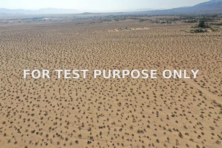 Demo/Test Data 0 29 Palms Unit 9, Twentynine Palms, Ca 92277