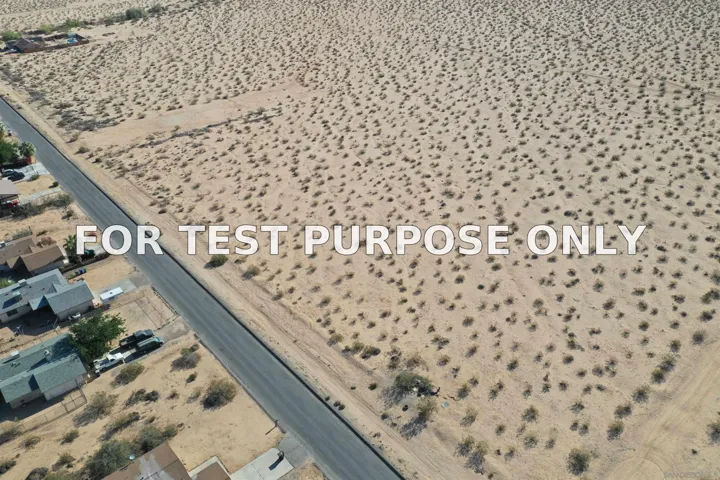 Demo/Test Data 0 29 Palms Unit 9, Twentynine Palms, Ca 92277