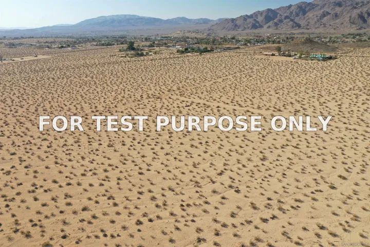 Demo/Test Data 0 29 Palms Unit 9, Twentynine Palms, Ca 92277