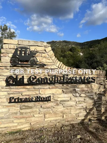 Demo/Test Data Old Coach Rd/valleyview Unit Pm09452 Par 4, Poway, Ca 92064