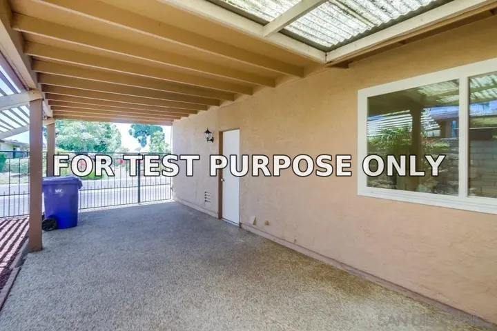 Demo/Test Data 4493 Ibis Way, Oceanside, Ca 92057
