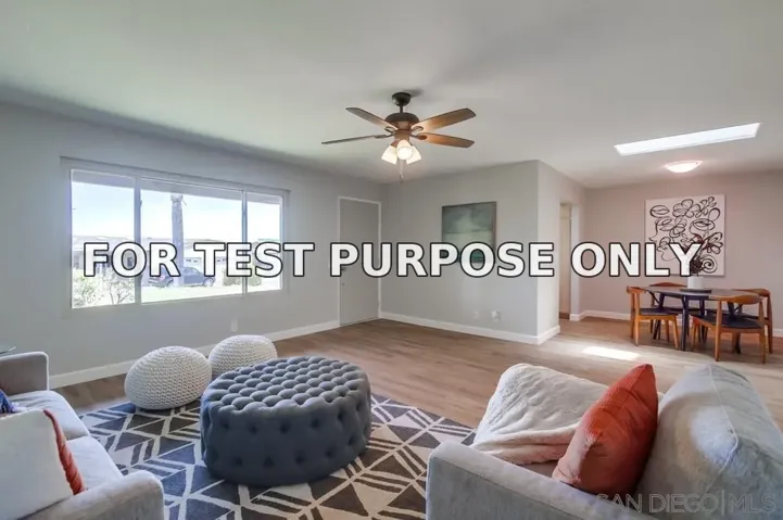 Demo/Test Data 4493 Ibis Way, Oceanside, Ca 92057