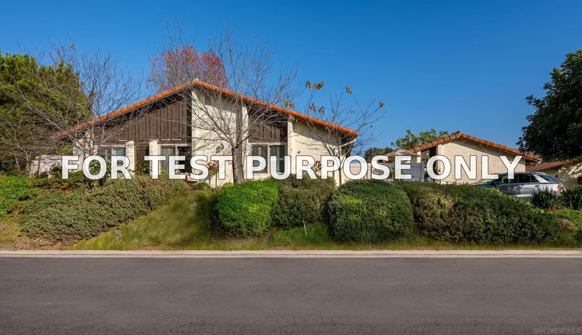 Demo/Test Data 360 Abington, Encinitas, Ca 92024