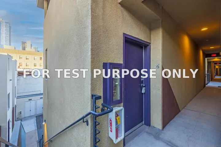 Demo/Test Data 908 G St Unit 16, San Diego, Ca 92101