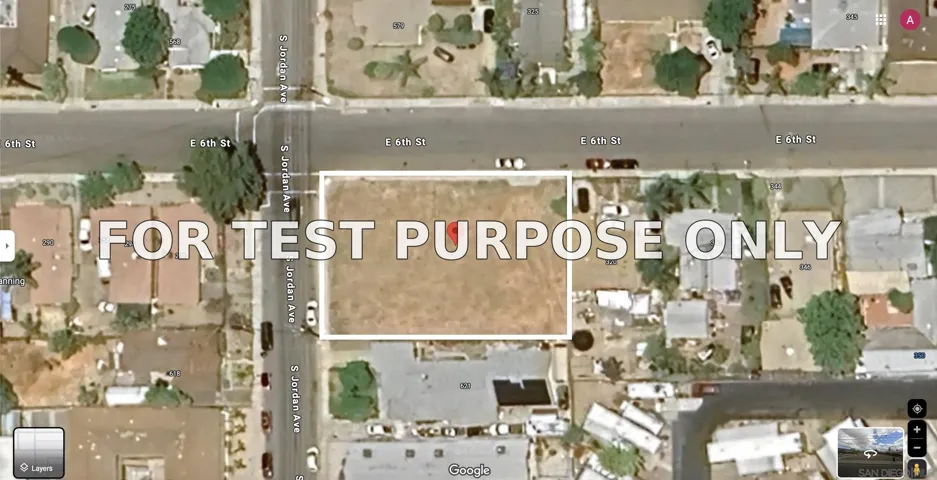 Demo/Test Data 605 S Jordan Ave Unit N/a, San Jacinto, Ca 92583