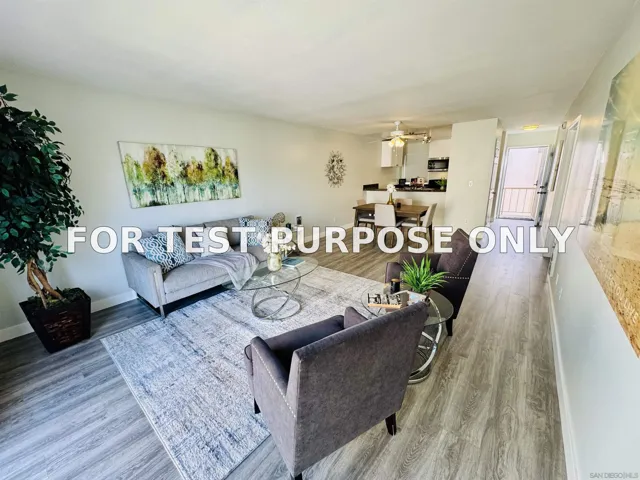 Demo/Test Data 4110 Mount Alifan Pl Unit G, San Diego, Ca 92111