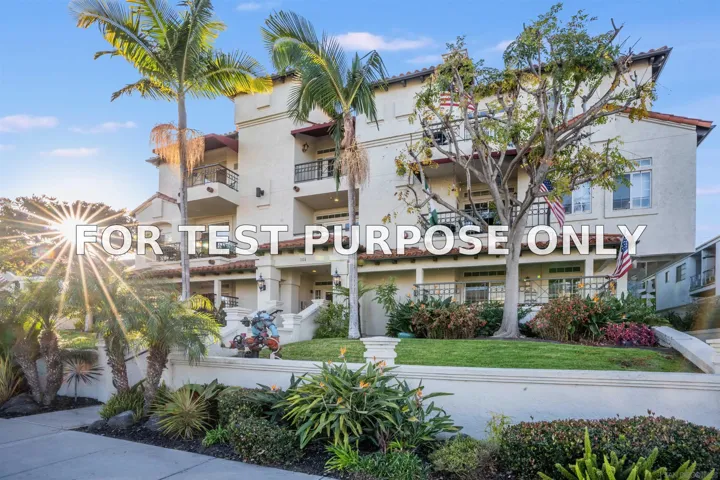 Demo/Test Data 344 Orange Ave Unit 203, Coronado, Ca 92118