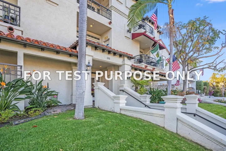 Demo/Test Data 344 Orange Ave Unit 203, Coronado, Ca 92118