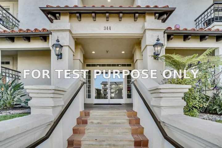 Demo/Test Data 344 Orange Ave Unit 203, Coronado, Ca 92118
