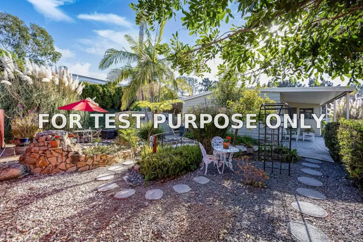 Demo/Test Data 2130 Sunset Dr Unit Spc 21, Vista, Ca 92081