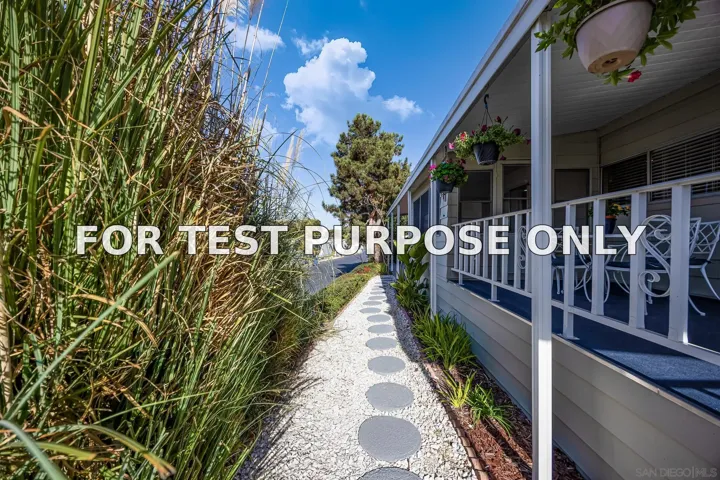 Demo/Test Data 2130 Sunset Dr Unit Spc 21, Vista, Ca 92081