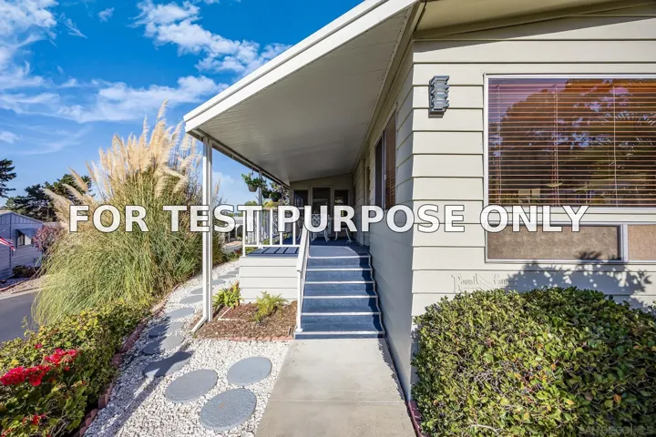 Demo/Test Data 2130 Sunset Dr Unit Spc 21, Vista, Ca 92081