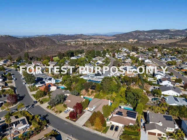 Demo/Test Data 3326 Fosca St, Carlsbad, Ca 92009