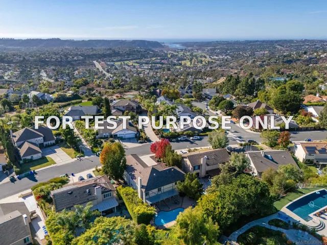Demo/Test Data 3326 Fosca St, Carlsbad, Ca 92009