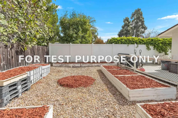 Demo/Test Data 9116 Fletcher Dr., La Mesa, Ca 91941