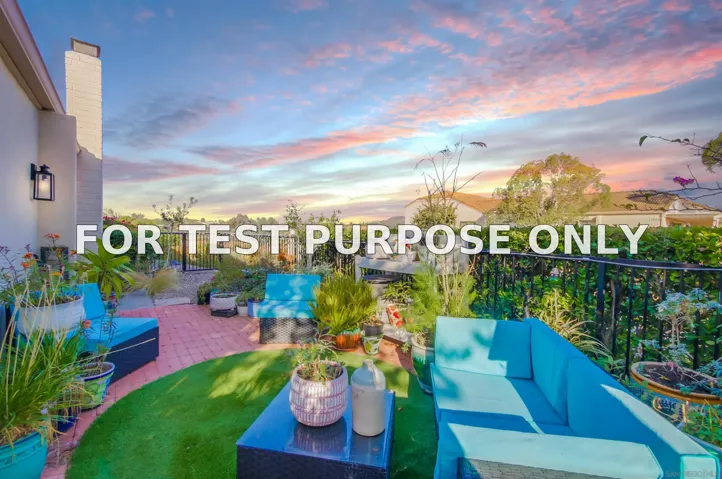 Demo/Test Data 17458 Plaza Animado Unit 128, San Diego, Ca 92128