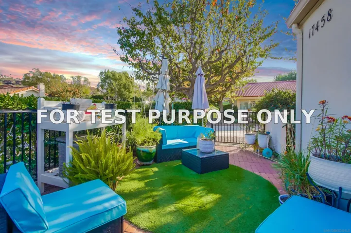 Demo/Test Data 17458 Plaza Animado Unit 128, San Diego, Ca 92128