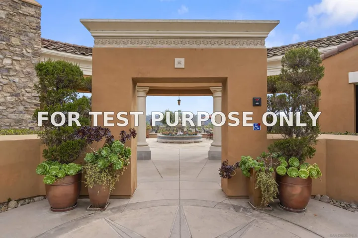 Demo/Test Data 2793 Matera Lane, San Diego, Ca 92108