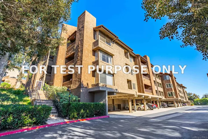 Demo/Test Data 10400 Caminito Cuervo Unit 267, San Diego, Ca 92108