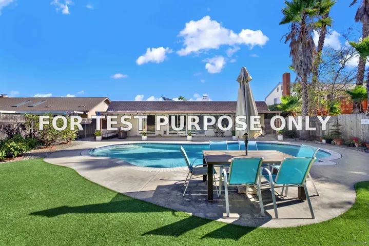 Demo/Test Data 14152 Kendra Way, Poway, Ca 92064