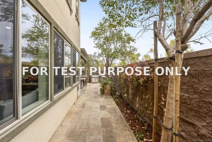 Demo/Test Data 15876 Babcock St., San Diego, Ca 92127