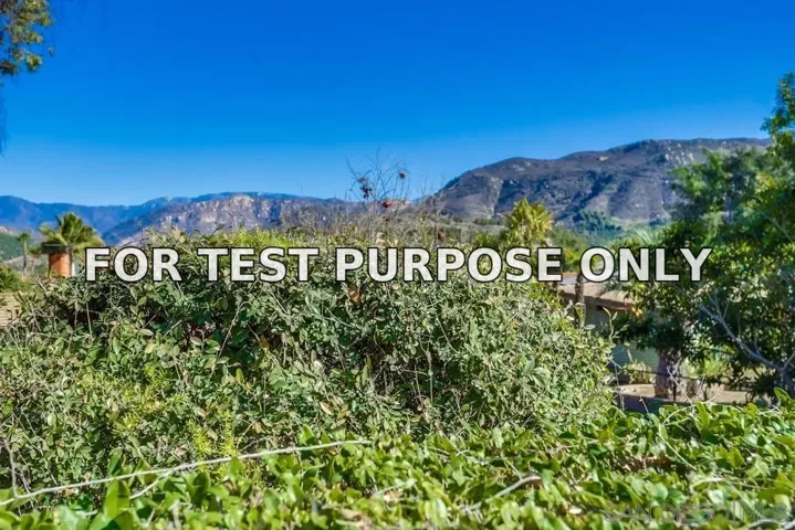 Demo/Test Data 3219 Via Altamira, Fallbrook, Ca 92028