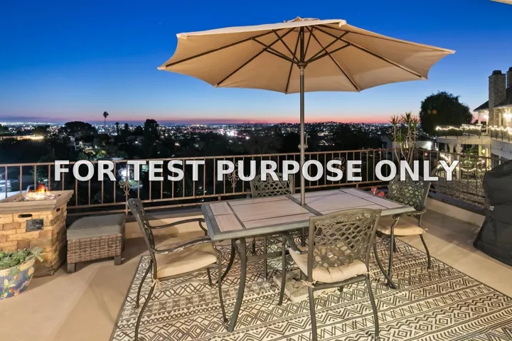 Demo/Test Data 9595 Alto Dr, La Mesa, Ca 91941