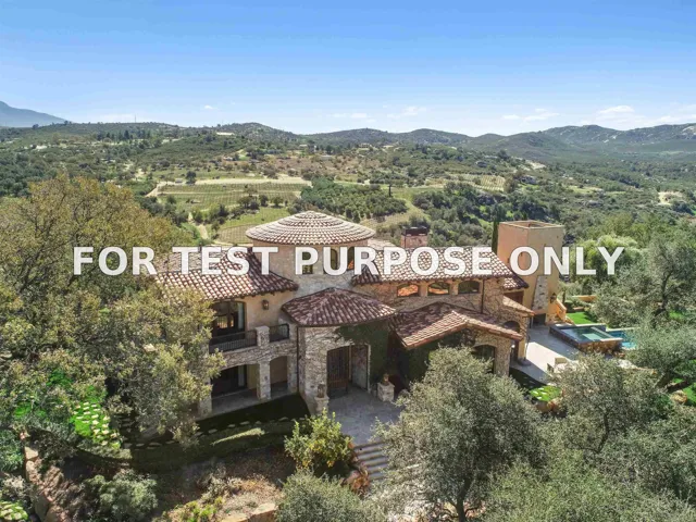 Demo/Test Data 26353 Old Julian Hwy, Ramona, Ca 92065