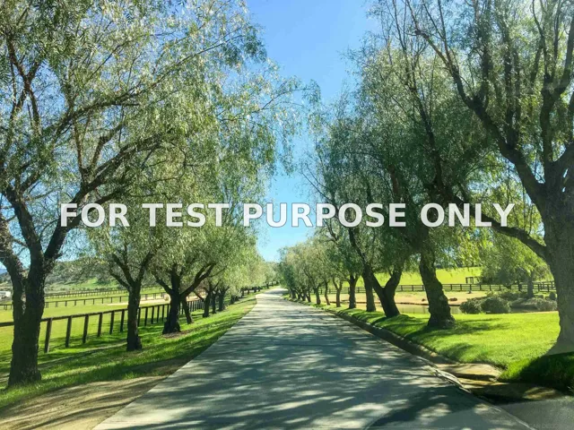 Demo/Test Data 26353 Old Julian Hwy, Ramona, Ca 92065