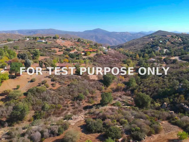 Demo/Test Data 20521 Manzanita Way, Jamul, Ca 91935
