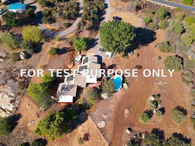 Demo/Test Data 20521 Manzanita Way, Jamul, Ca 91935