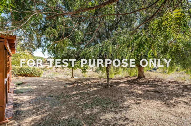 Demo/Test Data 20521 Manzanita Way, Jamul, Ca 91935