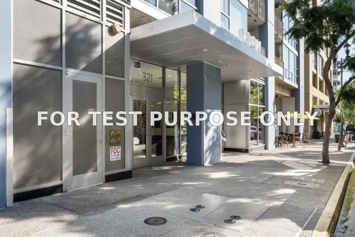 Demo/Test Data 350 11th Ave Unit 626, San Diego, Ca 92101