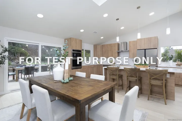 Demo/Test Data 9637 Benavente, San Diego, Ca 92129