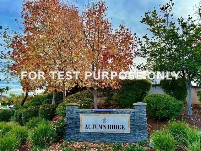 Demo/Test Data 11645 Spruce Run Dr, San Diego, Ca 92131
