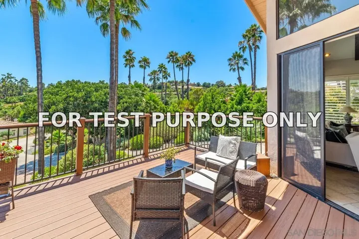 Demo/Test Data 13114 Polvera Avenue, San Diego, Ca 92128