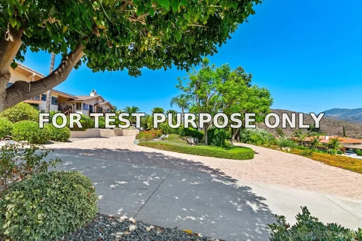 Demo/Test Data 13114 Polvera Avenue, San Diego, Ca 92128